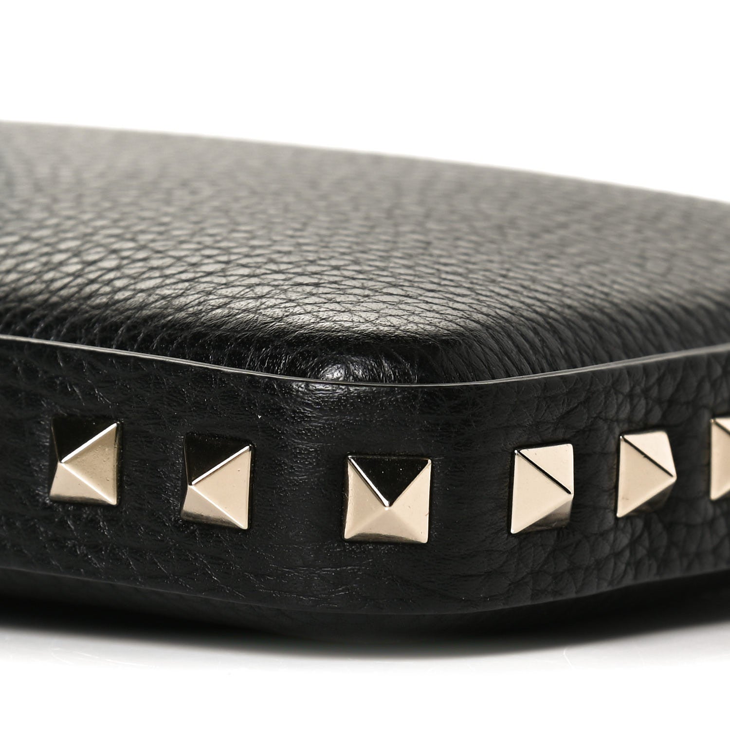 Valentino Garavani Grained Calfskin Rockstud Crossbody Phone Case Black 8 of 10