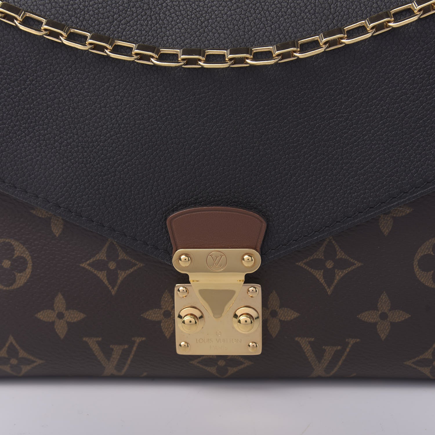 Louis Vuitton Monogram Pallas Chain Black 8 of 8