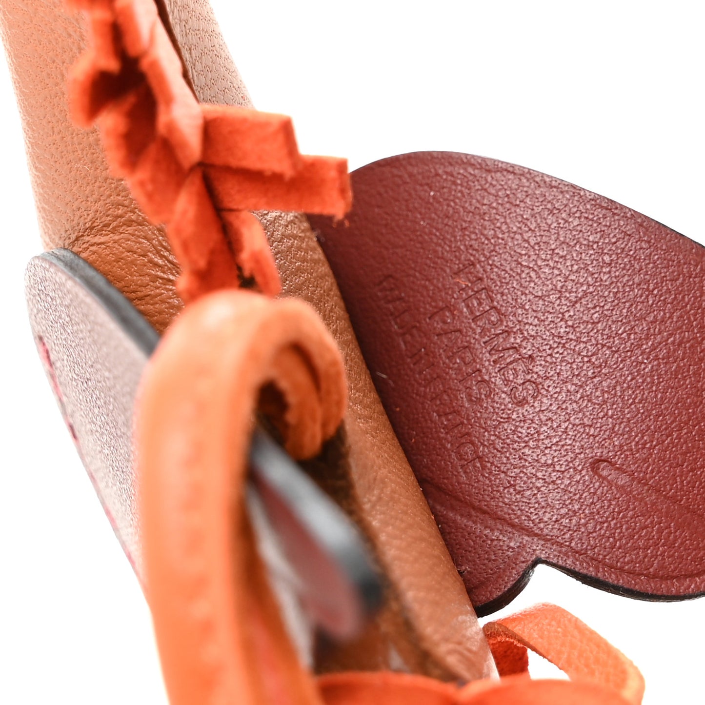 Milo Lambskin Grigri Rodeo Pegase Horse Bag Charm PM Pain D'epice Sienne Moka