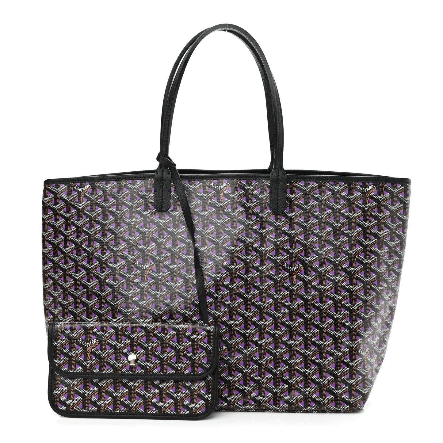 Goyardine Saint Louis Claire Voie PM Black Violet