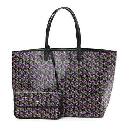 Goyard Goyardine Saint Louis Claire Voie PM Black Violet 1 of 11