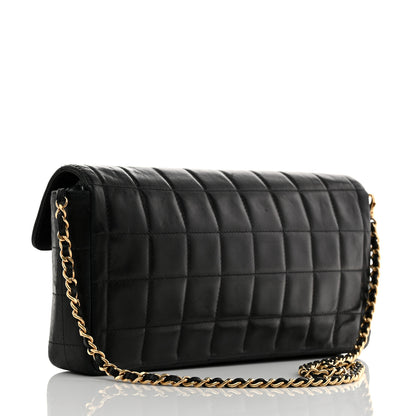 Chanel Lambskin East West Chocolate Bar Flap Black 3 of 10