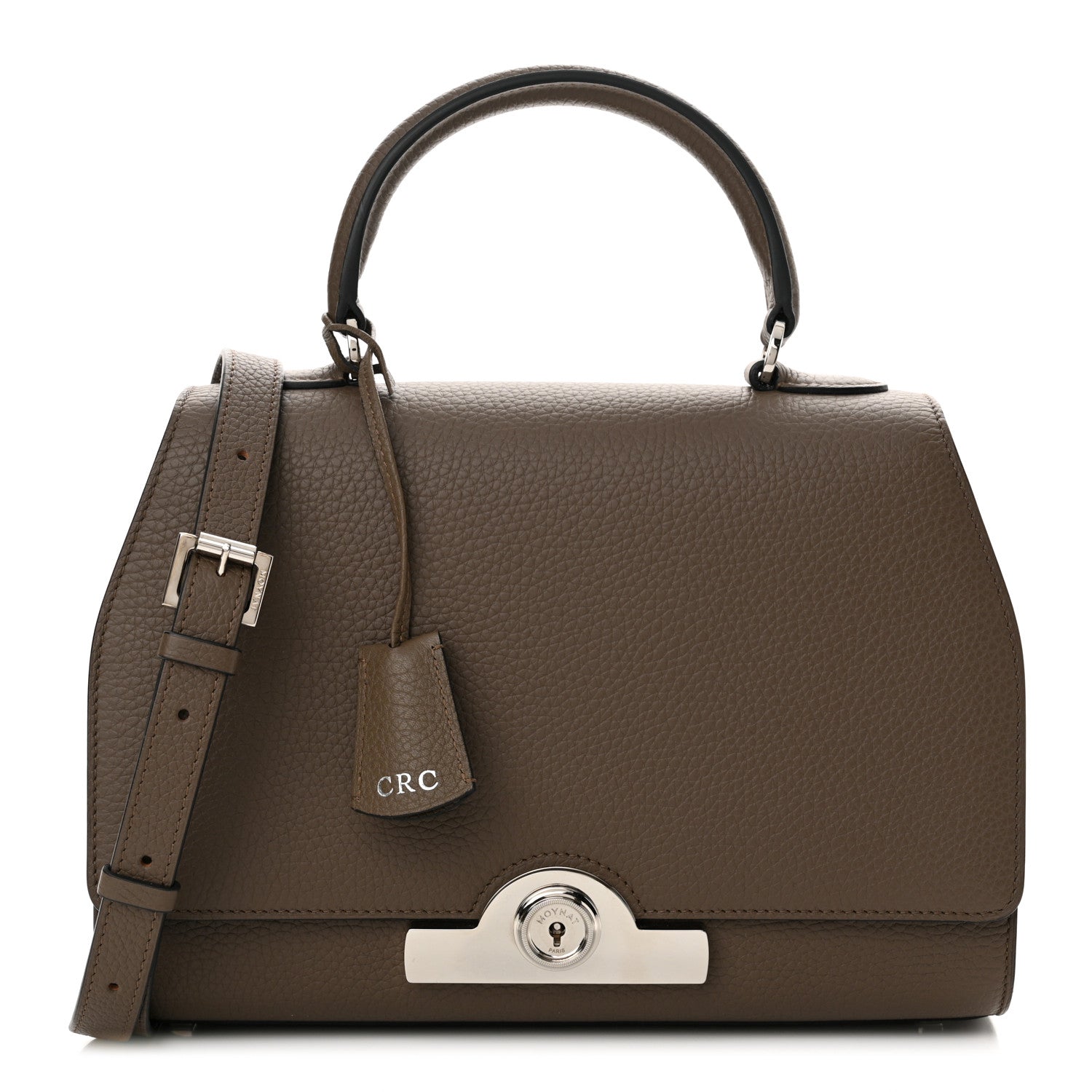 Moynat Taurillon Blush Rejane PM Taupe 1 of 12