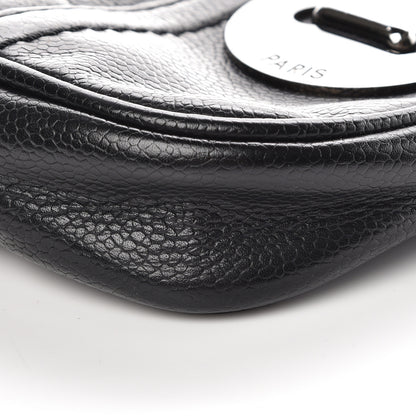 Chanel Caviar Square Quilted Shoulder Bag Black 9 of 9