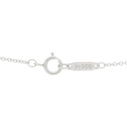 Tiffany Platinum Diamond .33ct Solitaire Pendant Necklace 5 of 6