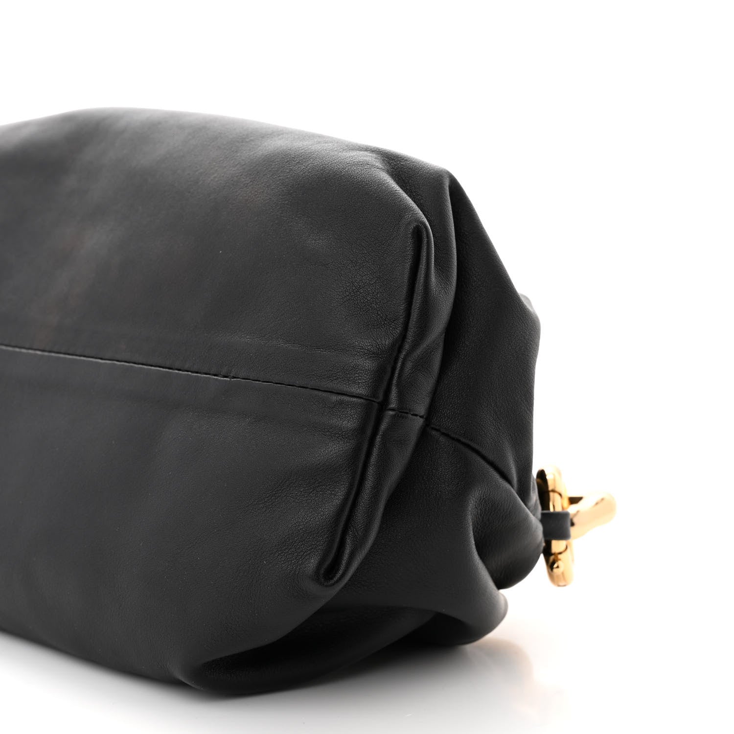 Bottega Veneta Calfskin The Pouch Chain Black 10 of 11