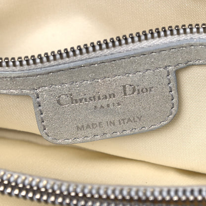 Christian Dior Metallic Lambskin Cannage Small Rendezvous Flap Silver 6 of 8