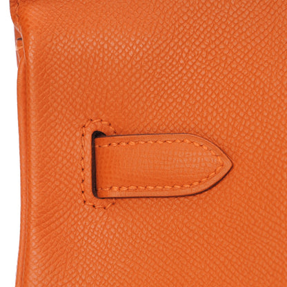 Hermes Epsom Birkin 35 Orange 31 of 37