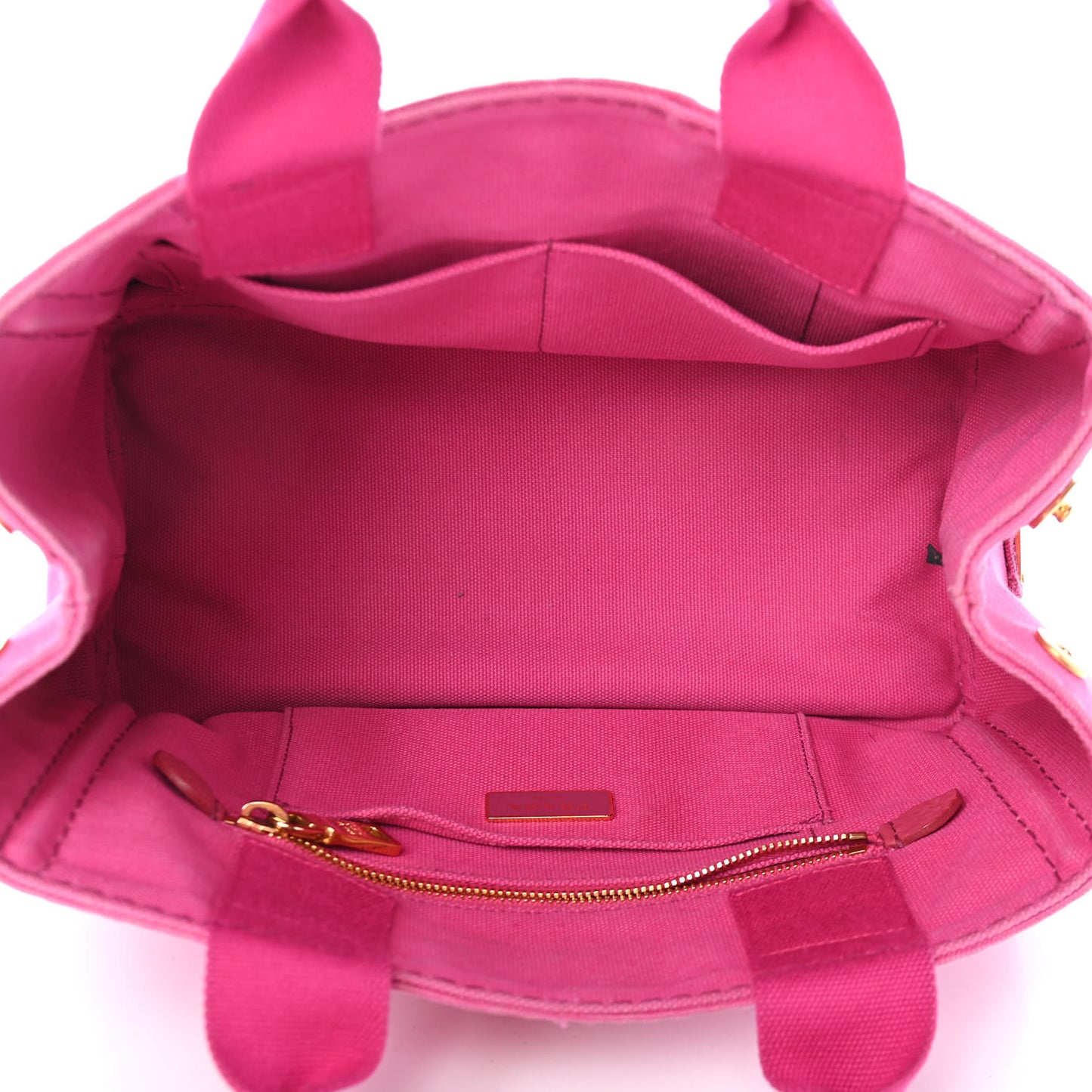 Canapa Small Logo Tote Fuxia