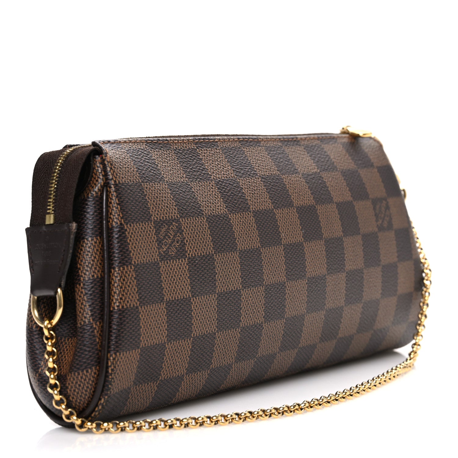 Louis Vuitton Damier Ebene Eva Clutch 3 of 11