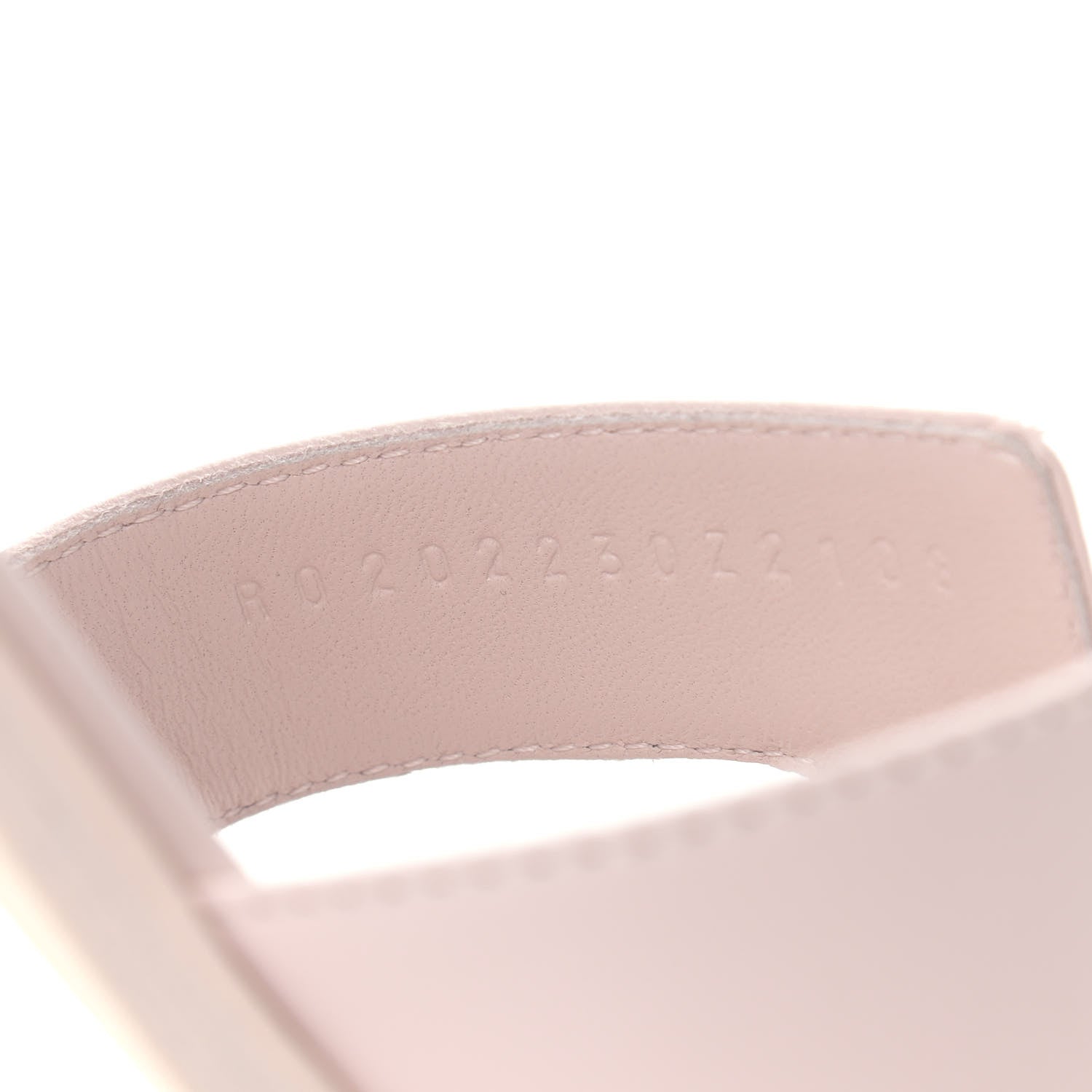 Hermes Box Calfskin Oran Sandals 39 Rose Pale 9 of 9