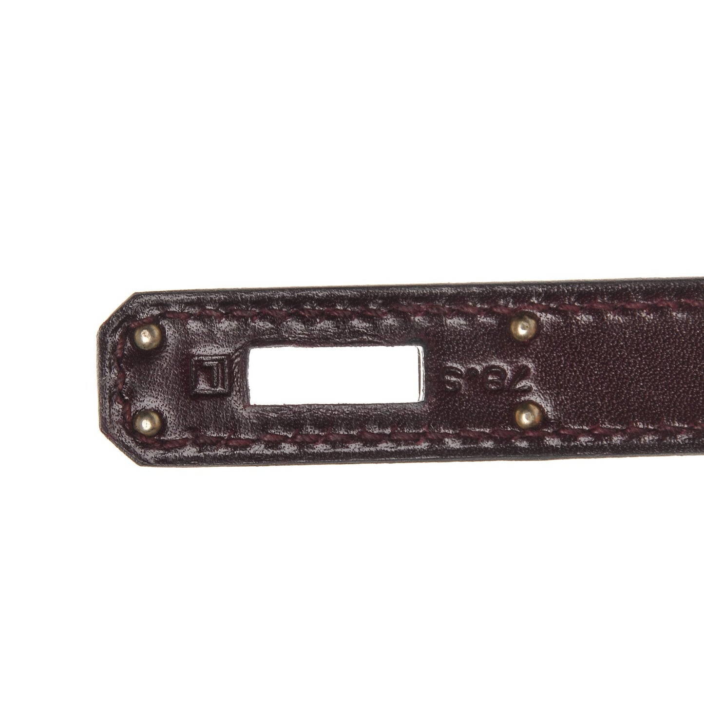 Tadelakt Kelly Cut Clutch Prune