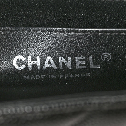 Chanel Caviar Chevron Quilted Mini Rectangular Flap Black 6 of 11