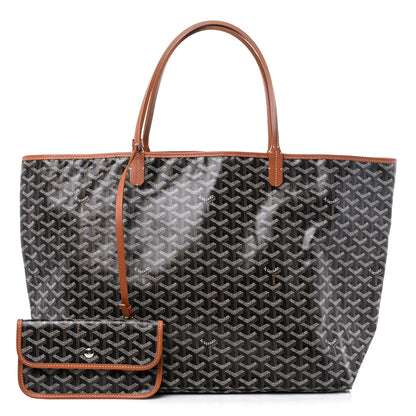 Goyard Goyardine Saint Louis GM Black Gold 1 of 8