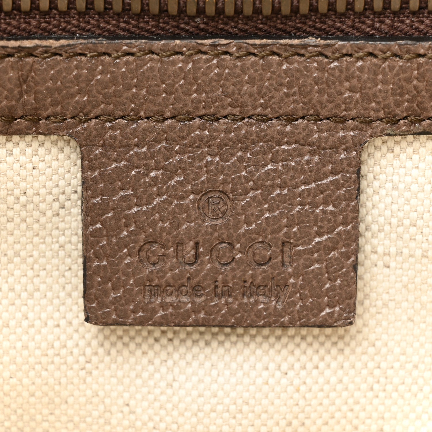 Gucci GG Supreme Monogram Web Small Ophidia Half Moon Hobo Brown 6 of 11