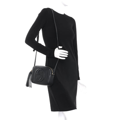 Gucci Pebbled Calfskin Small Soho Disco Bag Black 2 of 8