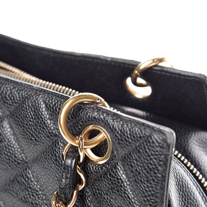 Chanel Caviar Quilted Petit Timeless Tote PTT Black 9 of 11