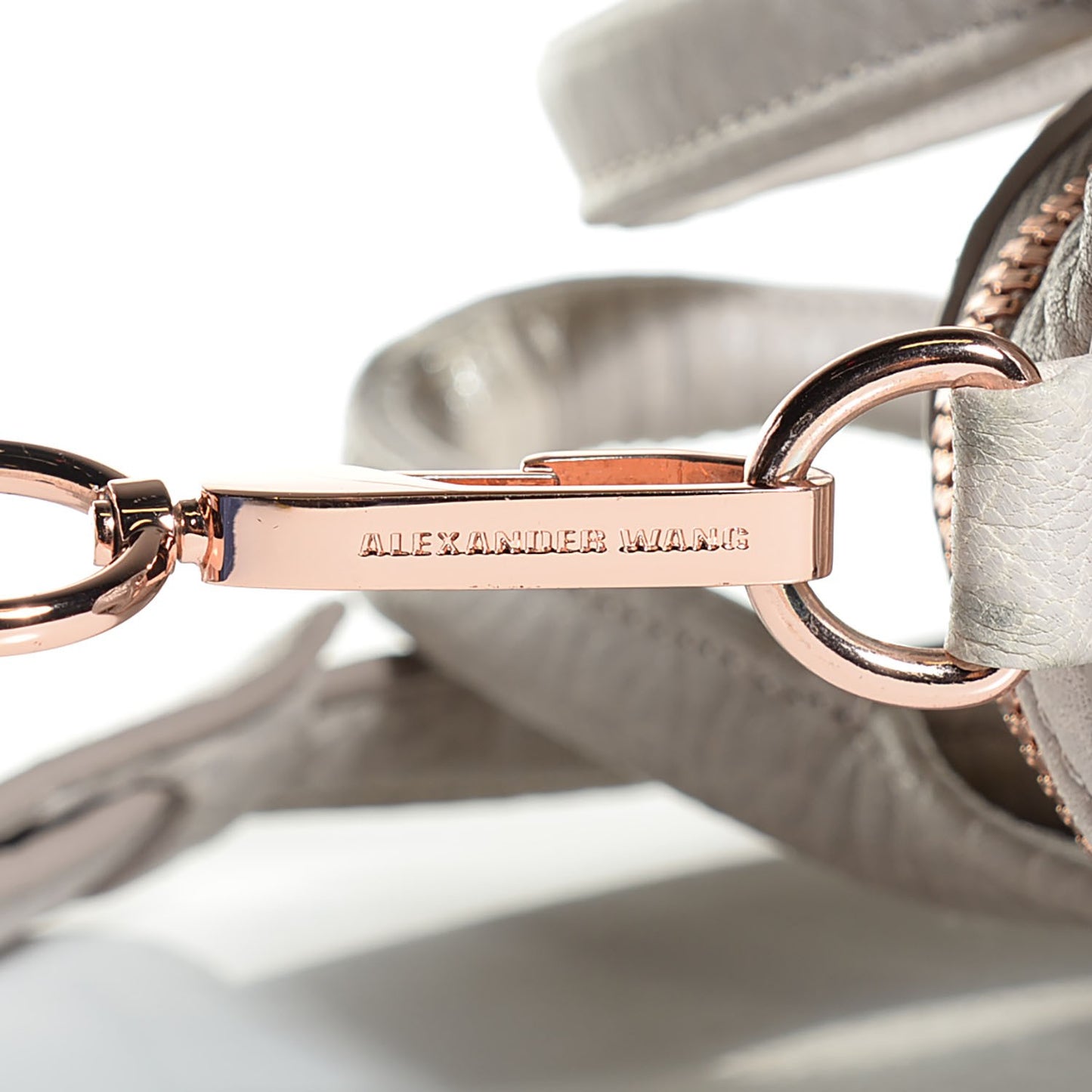 Pebbled Lambskin Rockie Lilac Rose Gold Hardware