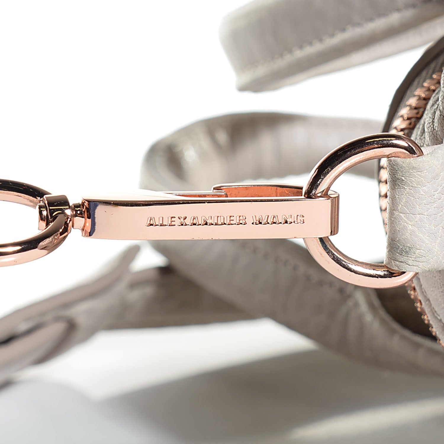 Alexander Wang Pebbled Lambskin Rockie Lilac Rose Gold Hardware 6 of 9