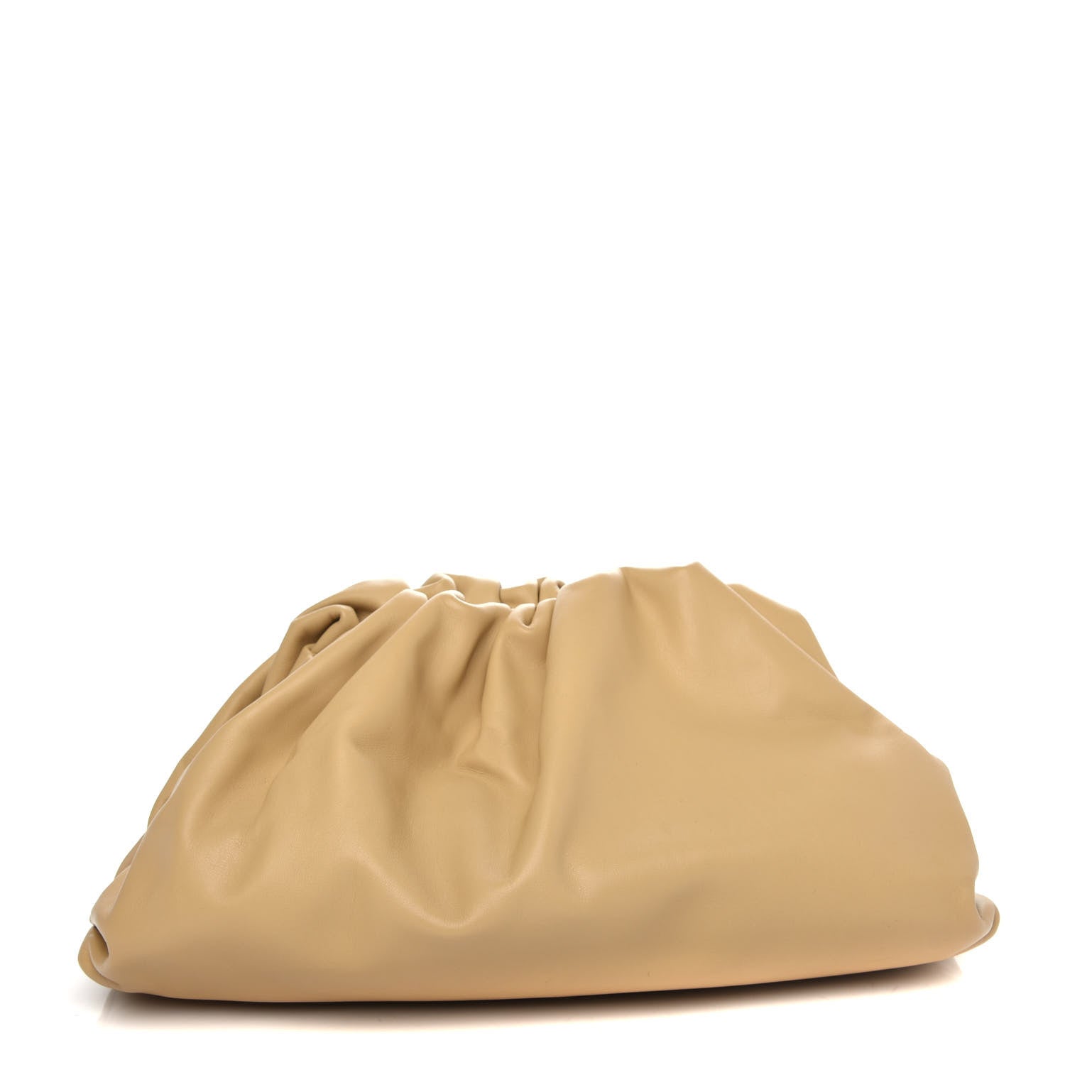 Bottega Veneta Smooth Butter Calf The Pouch Oversized Clutch Tapioca 1 of 6