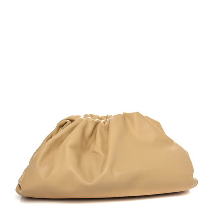 Bottega Veneta Smooth Butter Calf The Pouch Oversized Clutch Tapioca 1 of 6