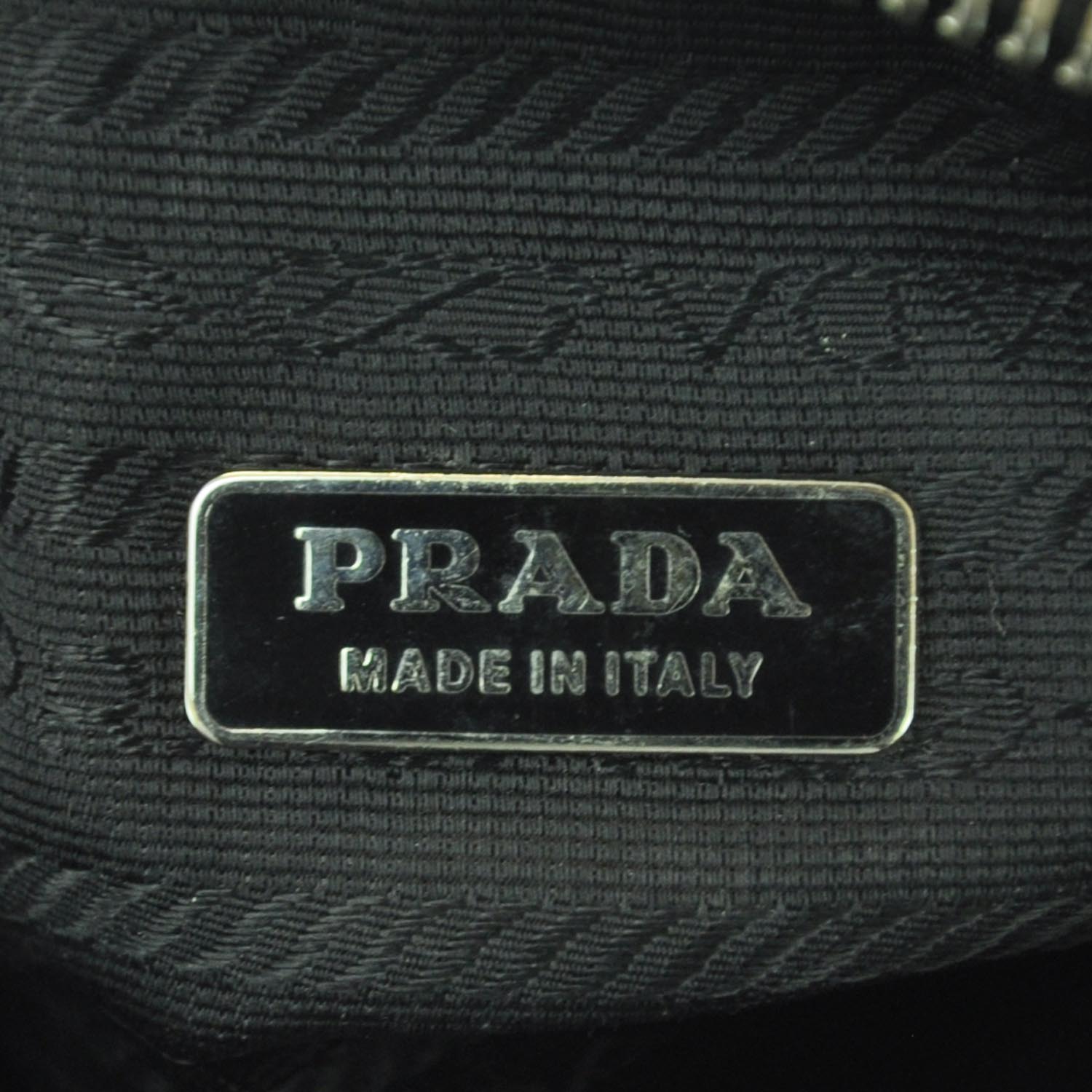 Prada Tessuto Nylon Quilted Handbag Nero Black 7 of 9