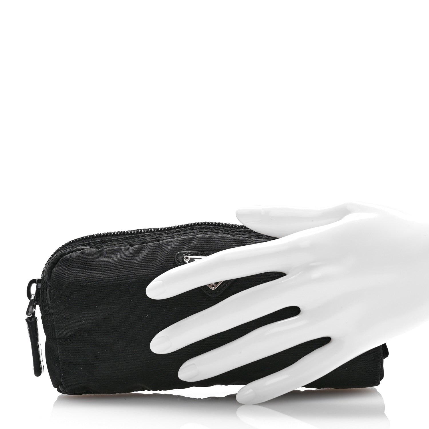 Prada Tessuto Nylon Vela Cosmetic Pouch Black 2 of 7