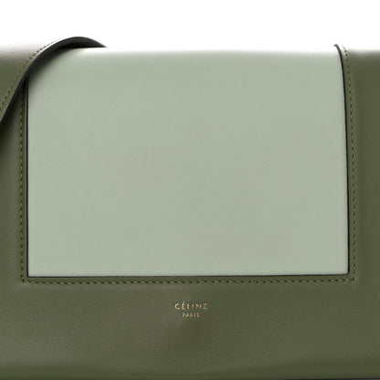 Celine Shiny Smooth Calfskin Medium Frame Shoulder Bag Pastel Green 9 of 14