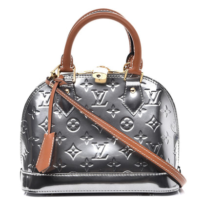 Louis Vuitton Vernis Alma BB Gris Metal 1 of 9