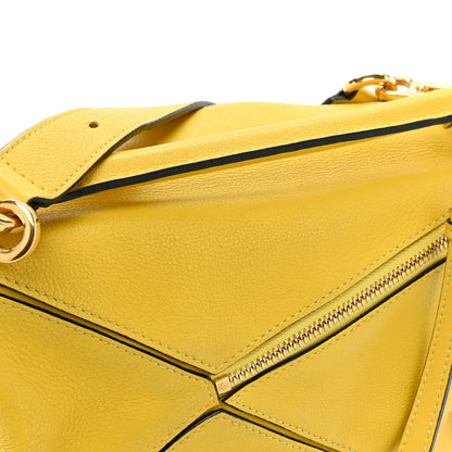 Loewe Calfskin Small Puzzle Bag Yellow 14 of 14