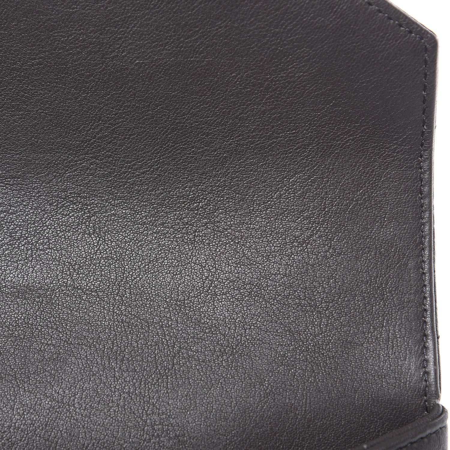 Saint Laurent Sheepskin Matelasse Chevron Monogram Medium College Bag Asphalt 10 of 10