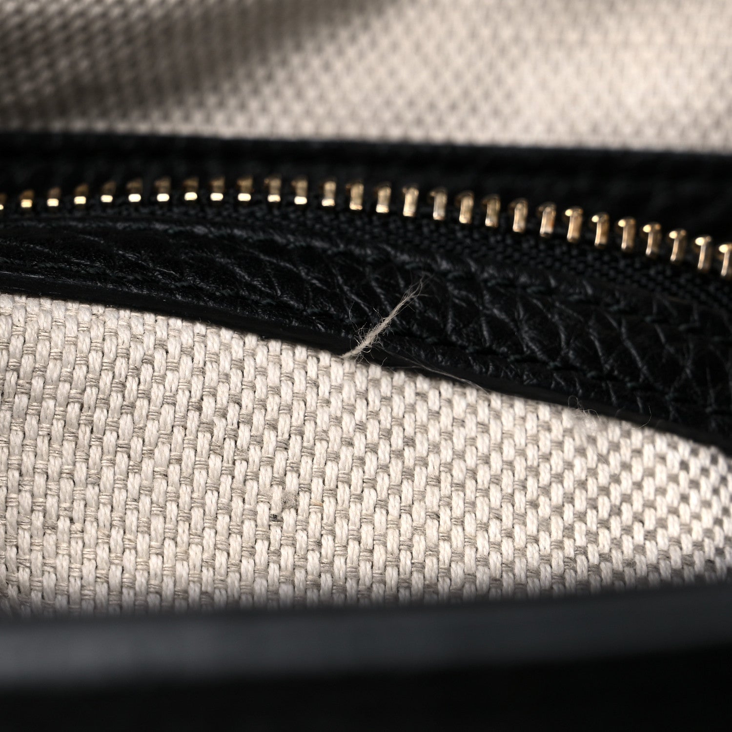 Gucci Pebbled Calfskin Medium Soho Chain Shoulder Bag Black 12 of 15