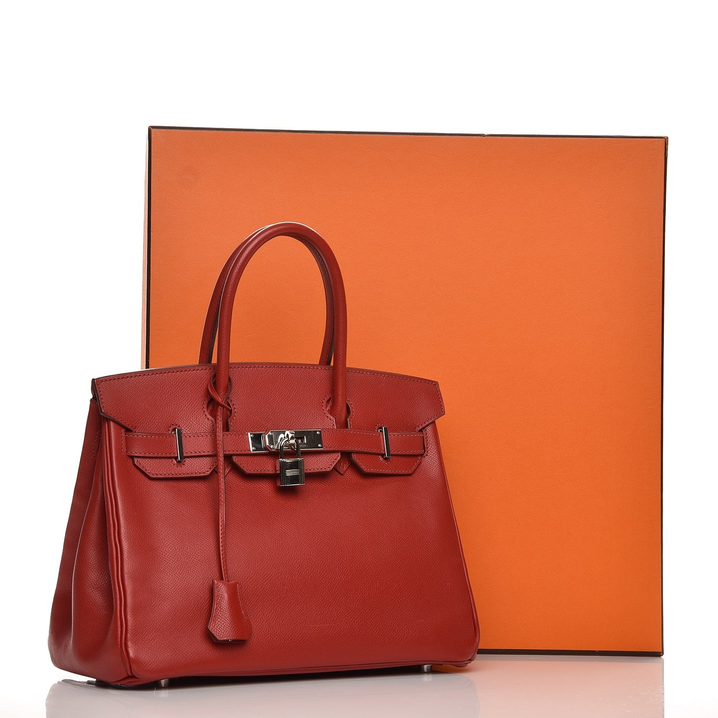 Epsom Birkin 30 Rouge Garance