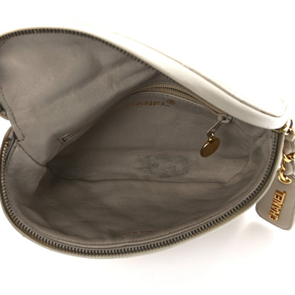 Chanel Lambskin Quilted Waist Belt Bag Beige 6 of 14