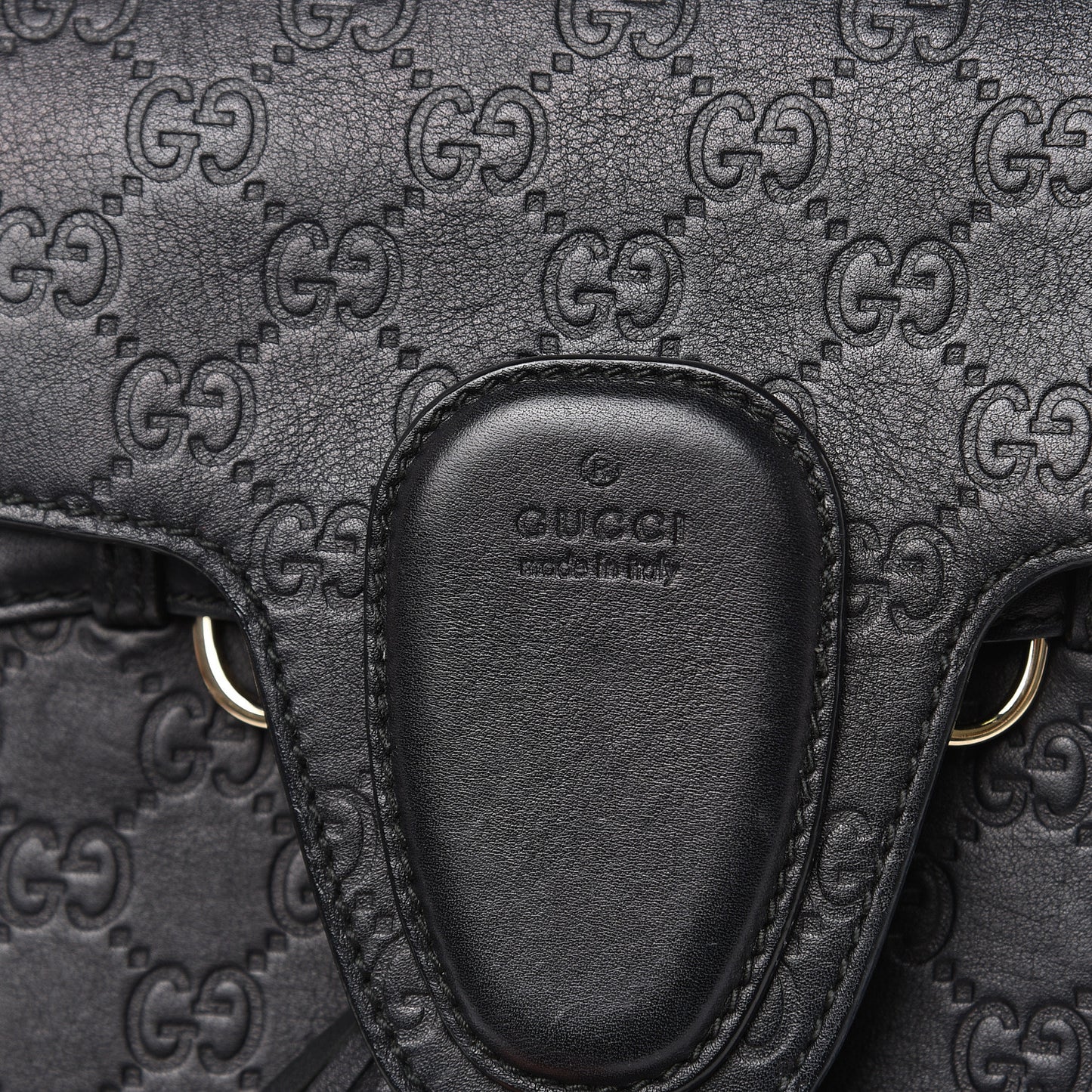 Guccissima Large Emily Chain Shoulder Bag Black