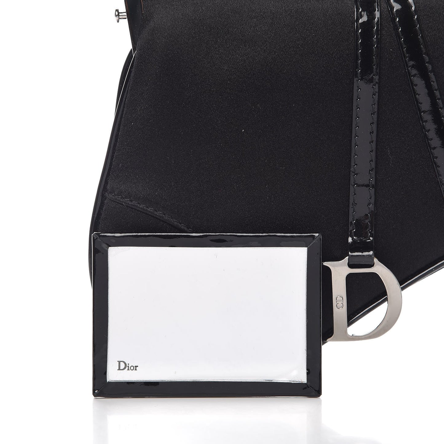 Nylon Mini Saddle Bag Black