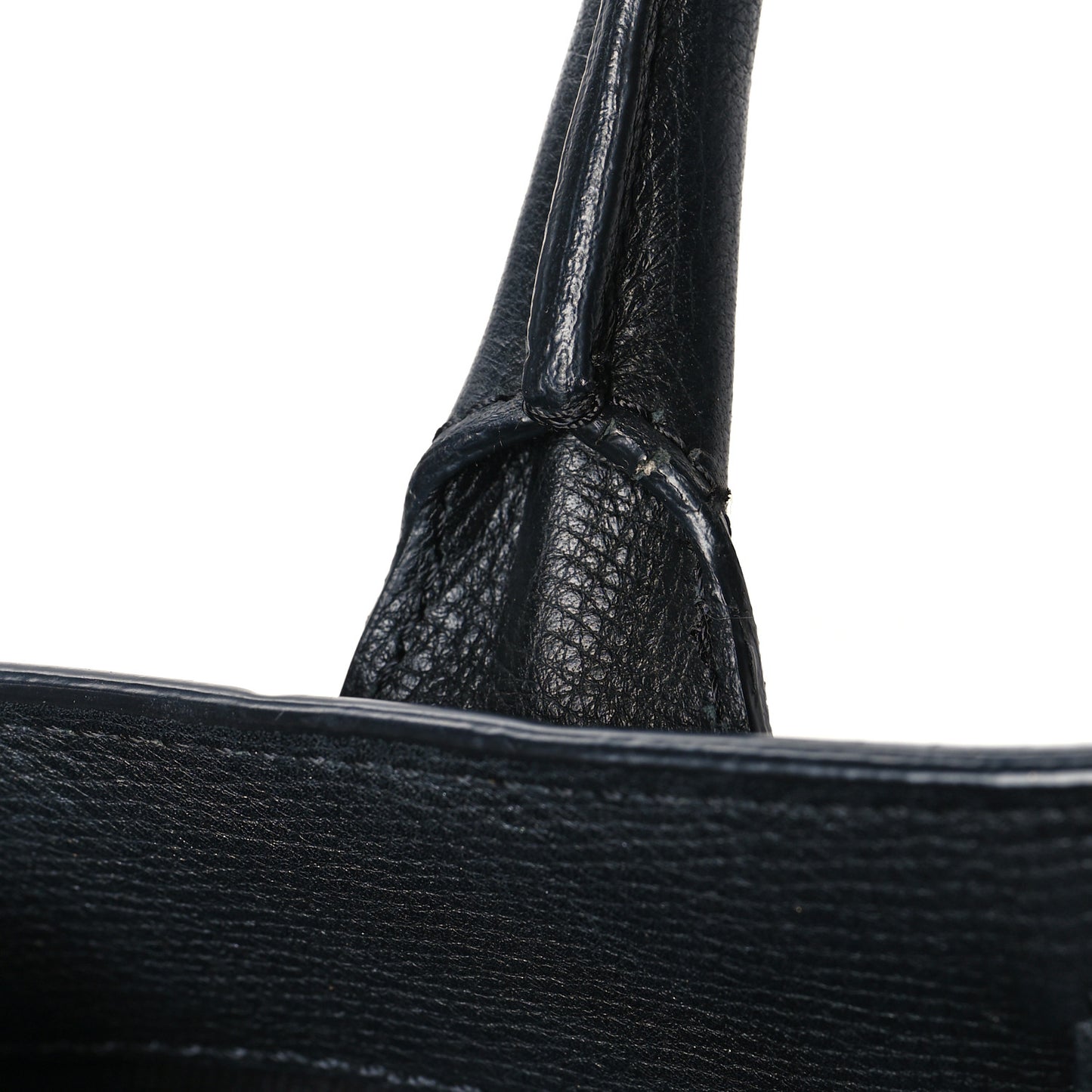 Derby Calfskin House Check Small Banner Tote Black