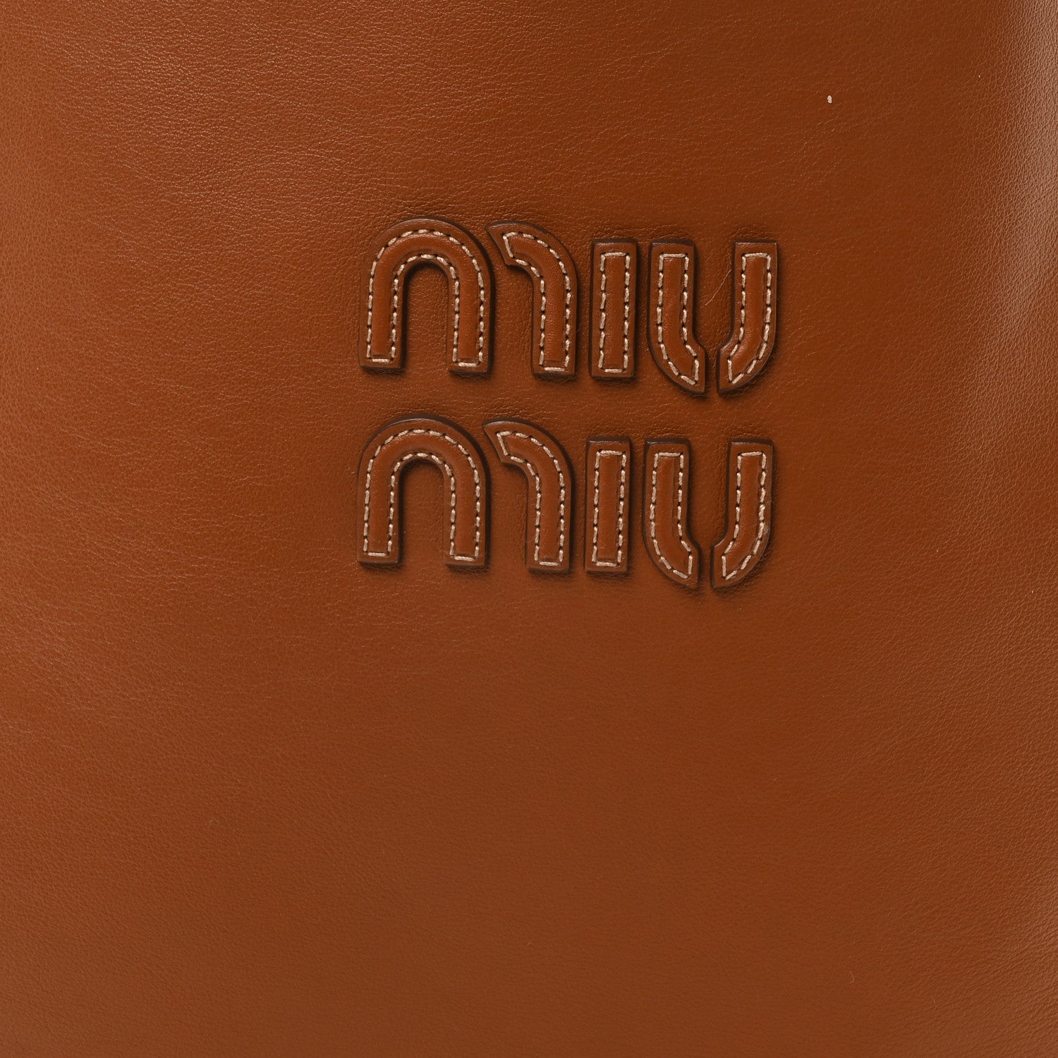 Miu Miu Nappa Ivy Bag Caramel 7 of 9