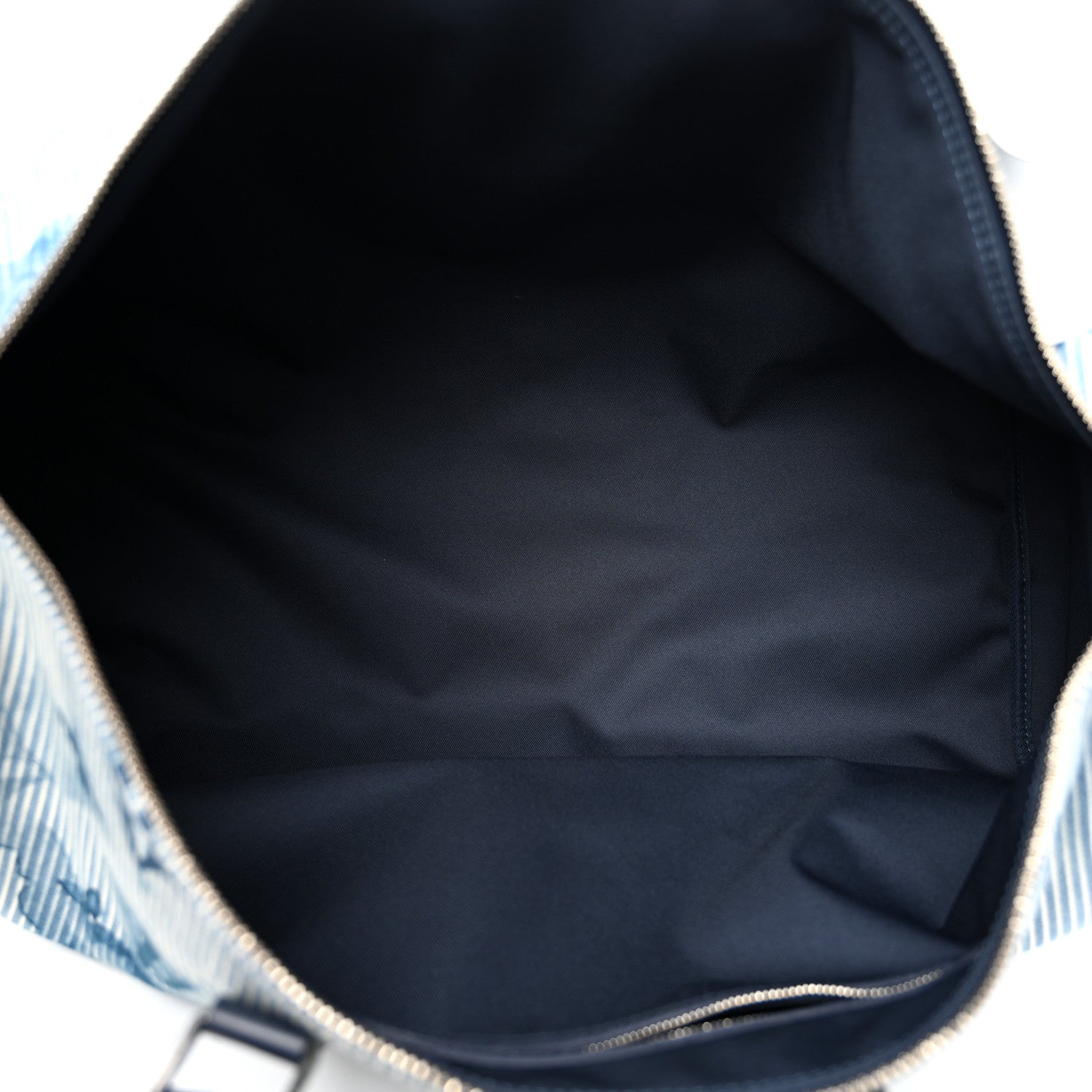 Louis Vuitton Monogram Watercolor Keepall Bandouliere 50 Hickory Stripes Denim 5 of 10
