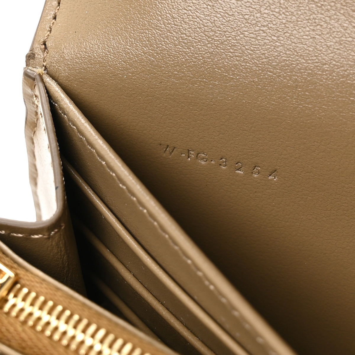 Shiny Calfskin Long Triomphe Wallet DarK Sepia