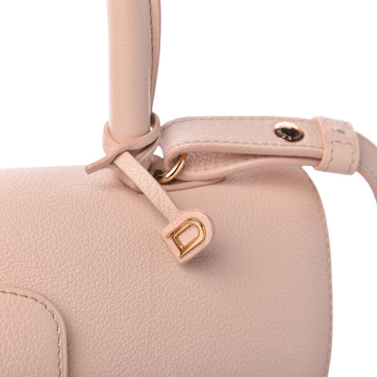 Delvaux Grained Calfskin MM Brillant Satchel Nude 8 of 8