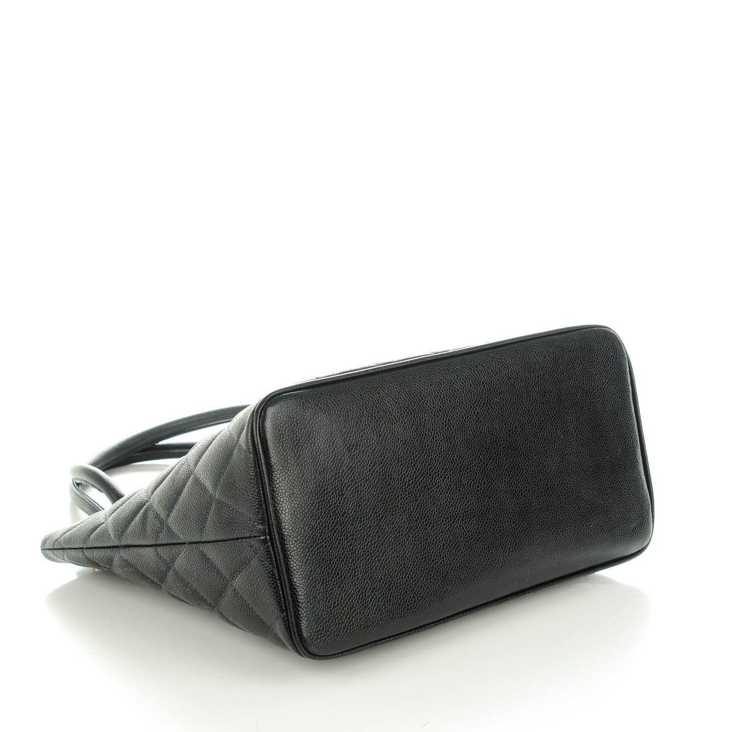 Caviar Quilted Medallion Tote Navy