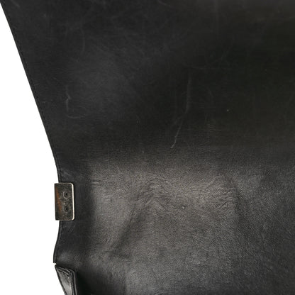 Chanel Calfskin Pleated Medium Boy Flap Black 12 of 12
