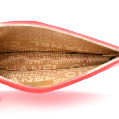 Chanel Lambskin Precious Symbols Pochette Red 6 of 13