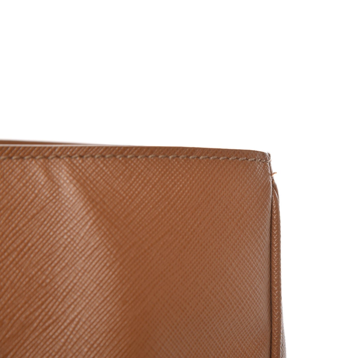 Saffiano Lux Large Tote Caramel