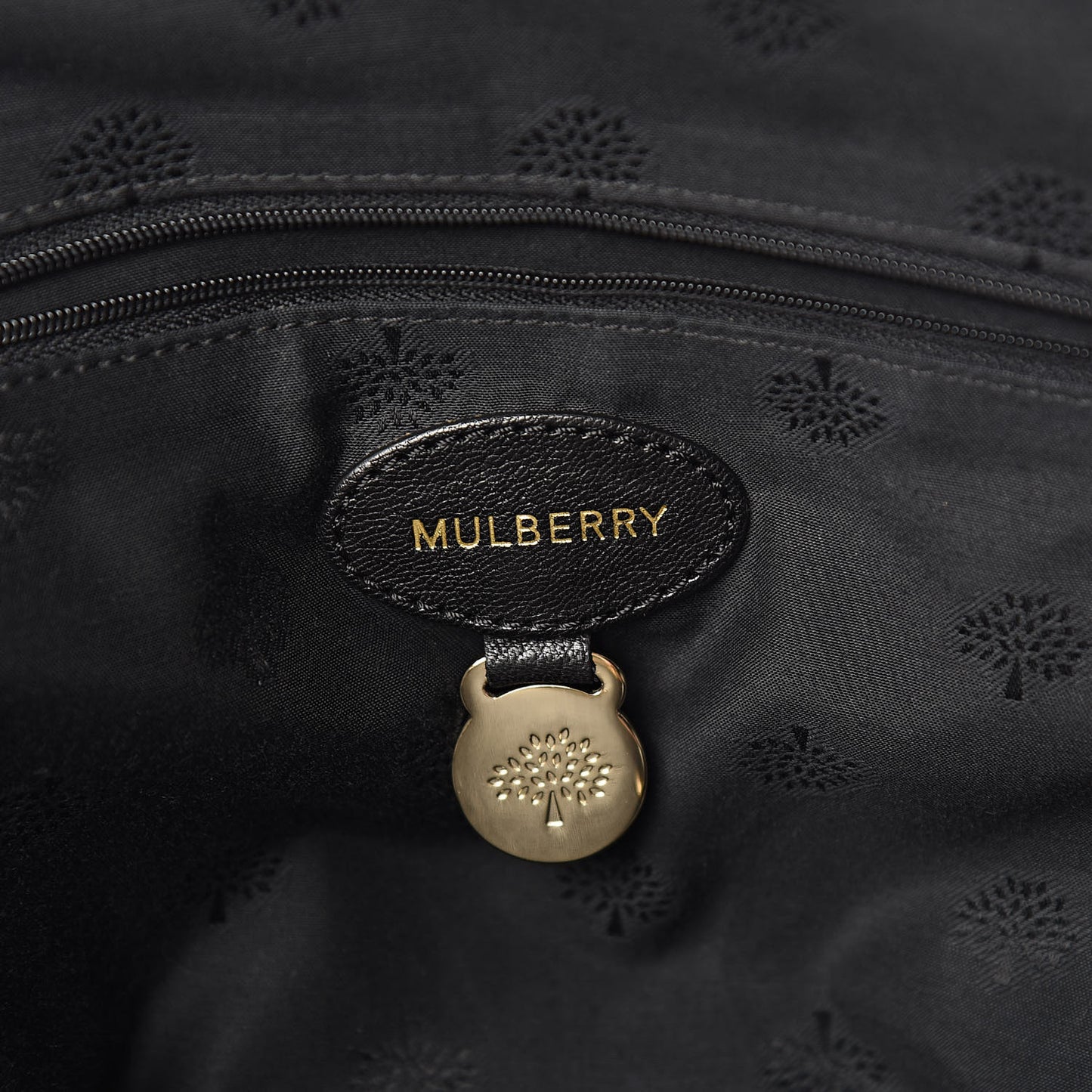 Grainy Leather Medium Del Rey Satchel Black