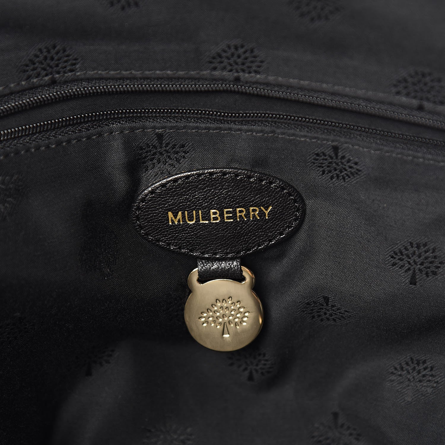 Mulberry Grainy Leather Medium Del Rey Satchel Black 6 of 12