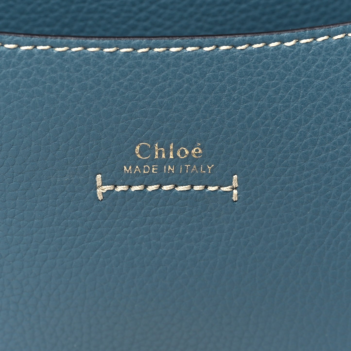 Grained Calfskin Small Darryl Saddle Crossbody Bag Mirage Blue