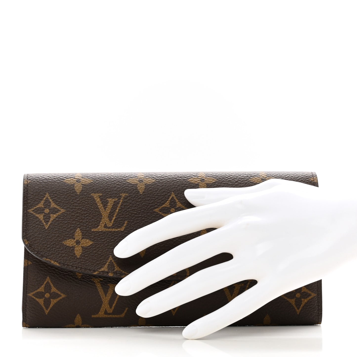 Monogram Emilie Wallet Rose Ballerine