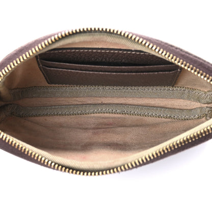 Gucci GG Supreme Monogram Ophidia Phone Case Wristlet Brown 4 of 8